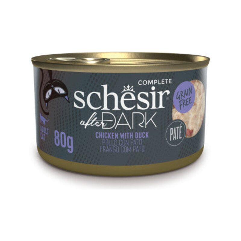 Schesir Dark Pollo con Pato Paté 80 g