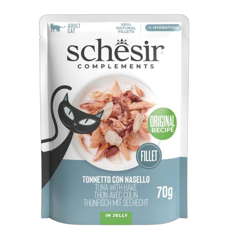 Schesir Sobres in Jelly - Atún con Merluza (70g)