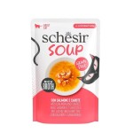 Schesir Sopa para Gatos de Salmón y Zanahorias (40g)