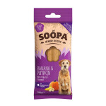 Soopa Barritas Dentales de Plátano y Calabaza para Perros Senior