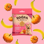 Soopa Bocaditos Dentales Mini de Plátano y Calabaza