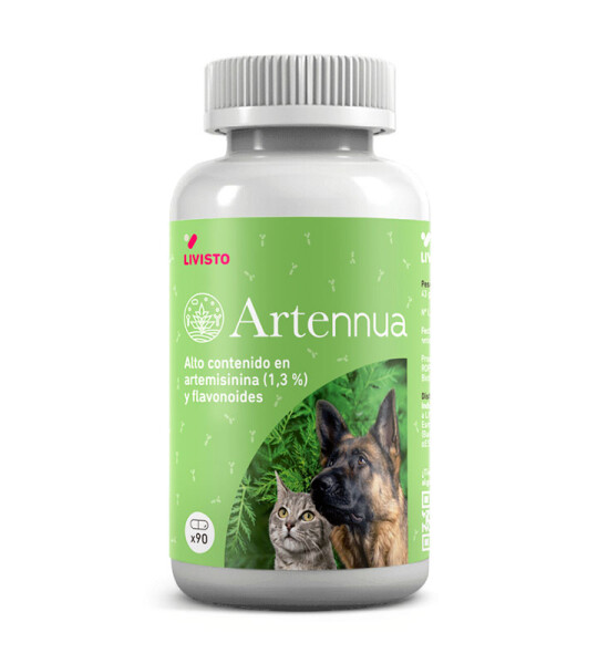 Artennua Estimulador del Sistema Inmunológico para Mascotas con Artemisia Annua 90 cápsulas