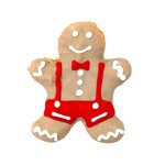 Galleta natural para perros Muñeco de Jengibre de Navidad