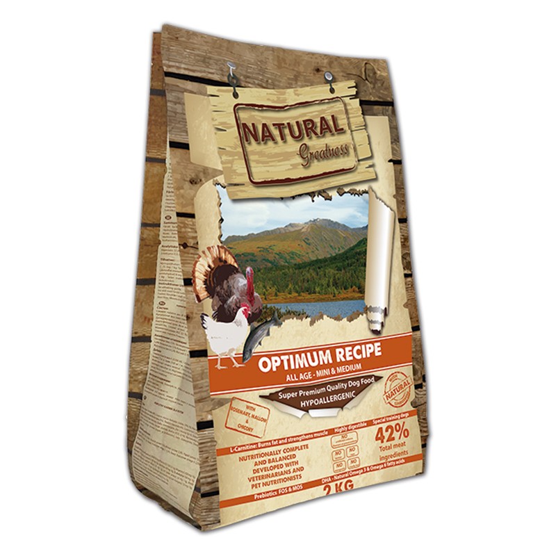 Natural Greatness Receta Optimum Razas Mini y Medianas