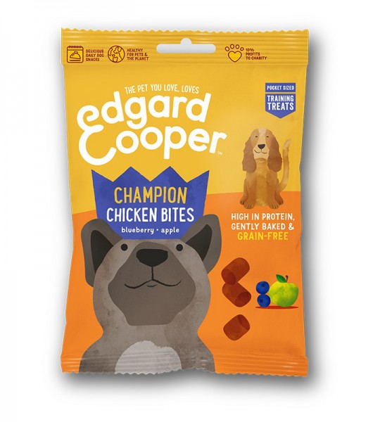 Edgard Cooper Bocados Pollo, Arándanos y Manzana 50 gr.