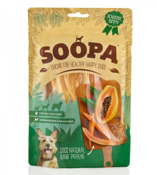 Soopa Premios de Papaya Desecada 100% Natural