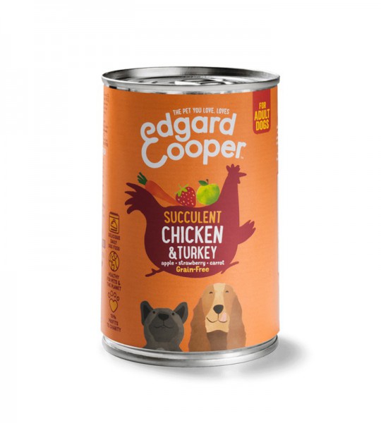 Edgard Cooper Lata Pollo y Pavo 400g