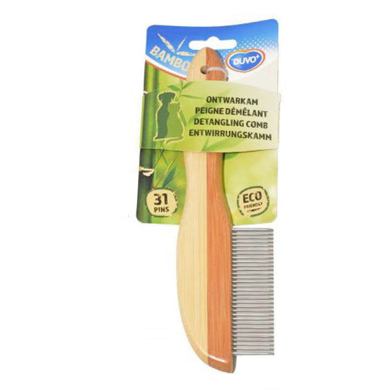 Peine para Perros y Gatos Duvo+ Bamboo 31 Púas