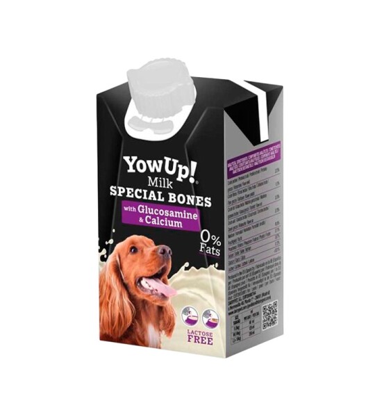 Yow Up Leche Natural para Perros con Glucosamina, Condroitina y Calcio